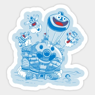 Rocket Slime Time Sticker